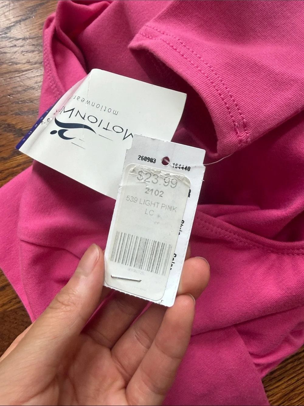 Motionwear Long Sleeve Pink Girls' Dance Leotard